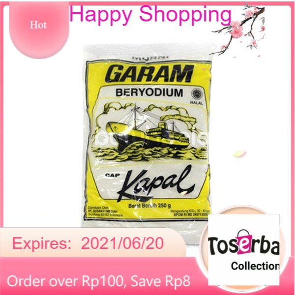 

Toserba Collection Garam Cap Kapal 250 gr Bandung - Cimahi