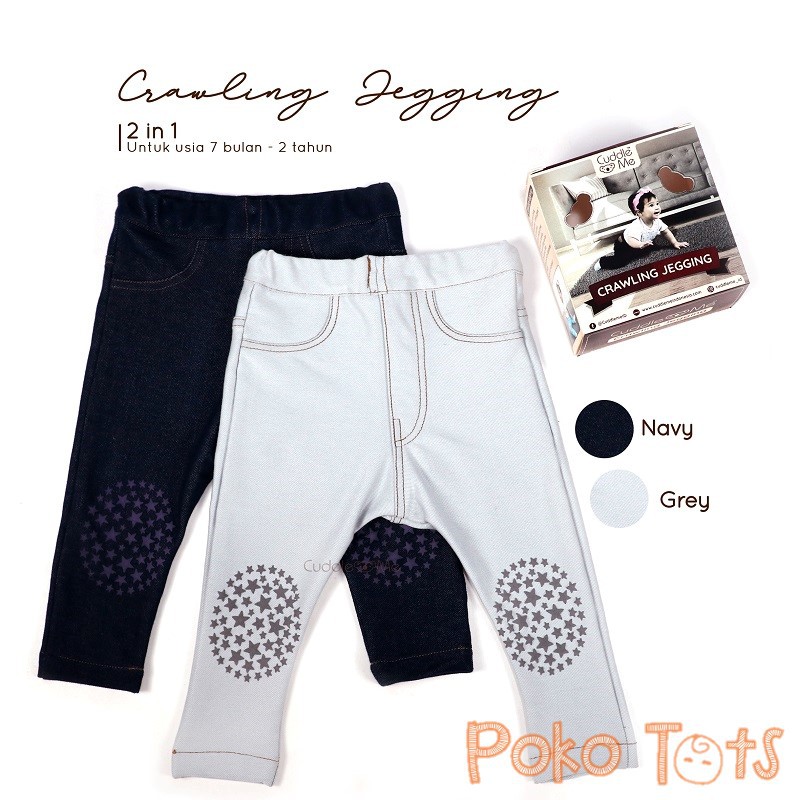 Cuddle Me Crawling Jegging Legging Anak Bayi Merangkak Jeans CuddleMe Anti Slip