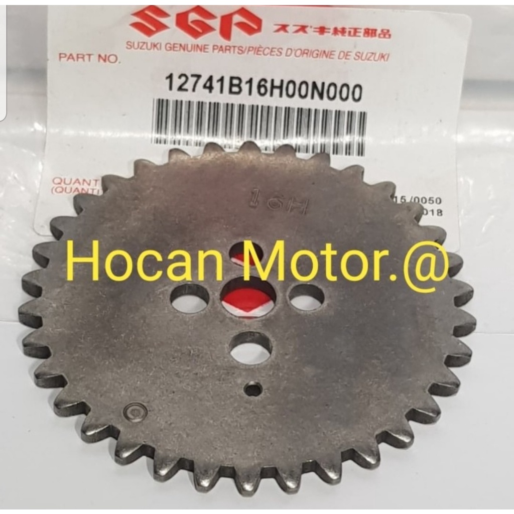 GEAR KETENG GEAR SENTRIK KAMPRAT SHOGUN 125 SP FL 12741-20G00-000  SPROCKET CAM CHAIN ASLI SGP-3