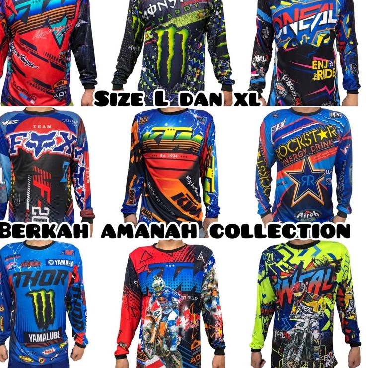 LANGSUNG ATC.. Baju balap dewasa/ atasan balap dewasa/ baju trail motorcross/ baju balap motor/ atas