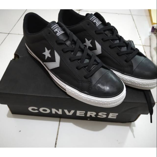 black grey converse