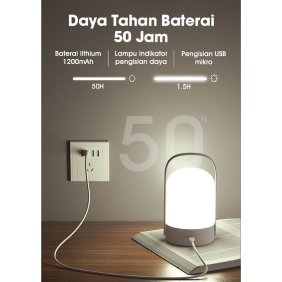 Samono SW-RLW08 Lampu Gantung Portable Rechargeable