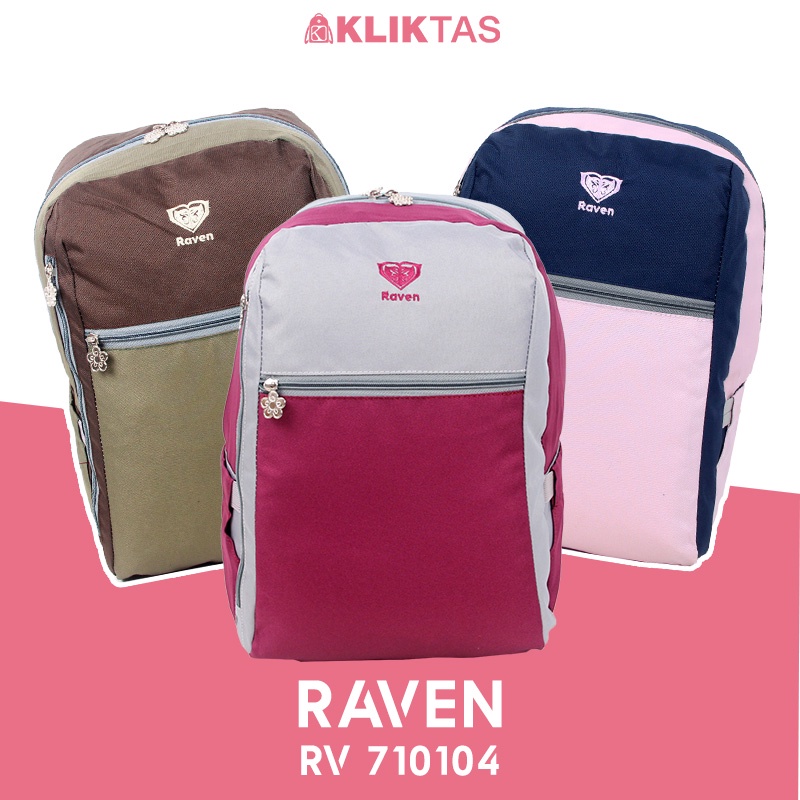 [KLIKTAS] Tas ransel wanita RAVEN RV 710104 / backpack multifungsi tas punggung