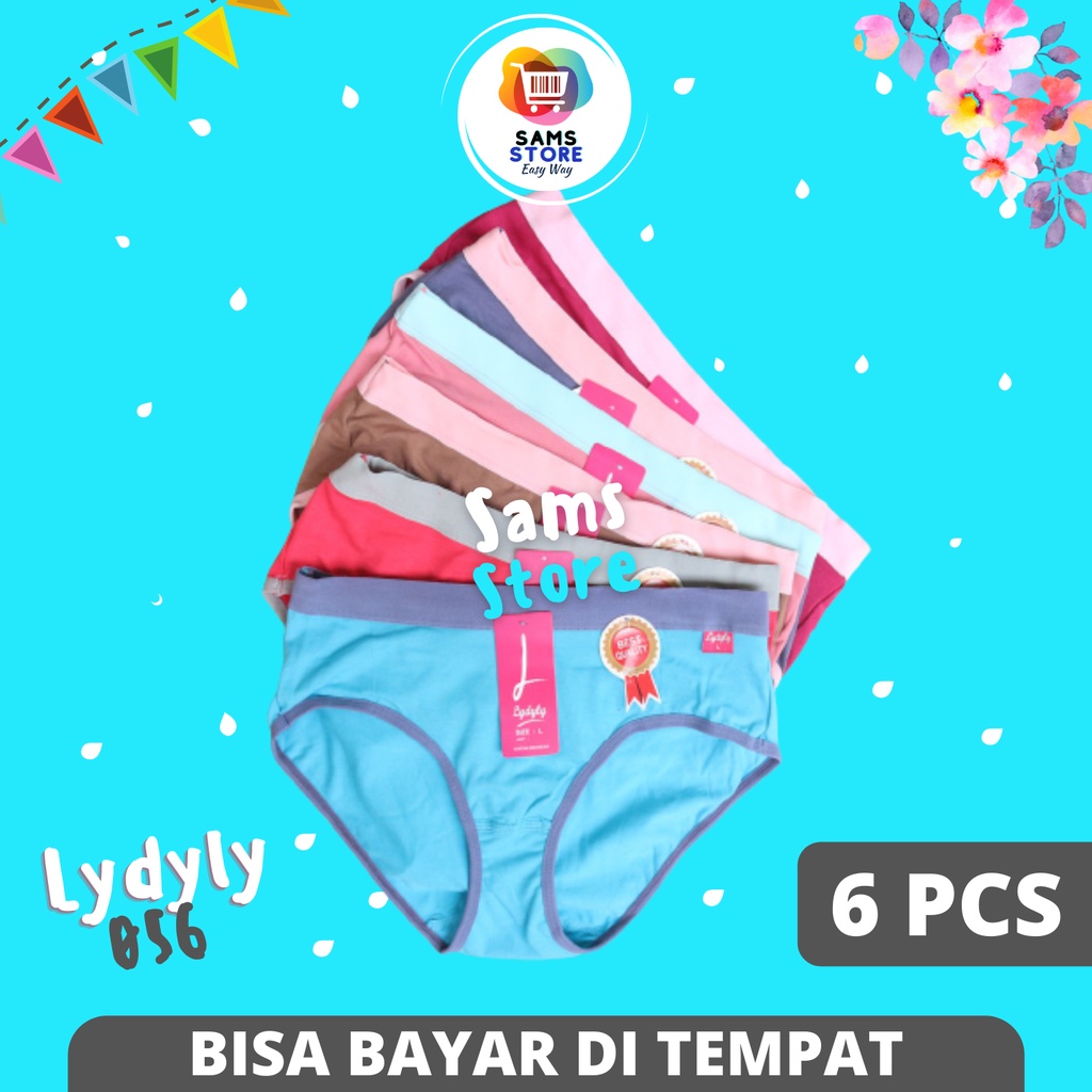 6 Pcs Celana Dalam Wanita CD Lydyly L056 Grosir / Pakaian Dalam Lidyly Wanita Dewasa / Underwear Dal