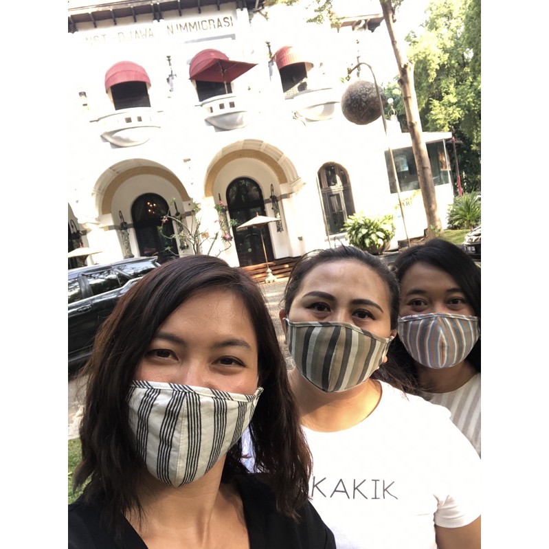 Masker Lurik Pewarnaan Alam