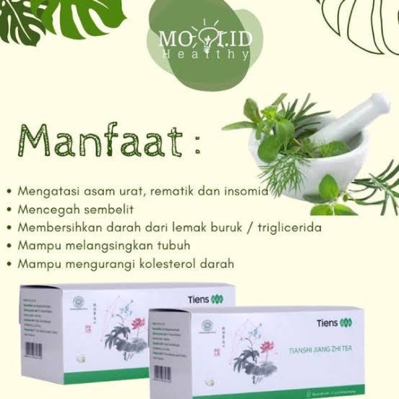 Jual JiangZhi Tea | Teh Tiens ( Penurun berat badan & Detox Herbal