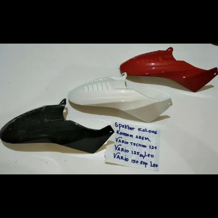 Motor-Spakbor- Spakbor Kolong Vario 150 / 125 Yg Lampu Led Rear Hugger Aksesoris -Spakbor-Motor.