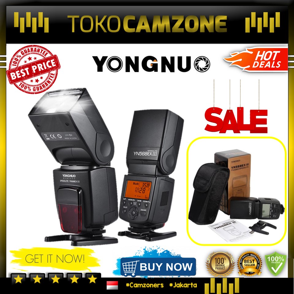 Flash Yongnuo YN568EX Iii Speedlite P/ Câmera Canon Em Promoção