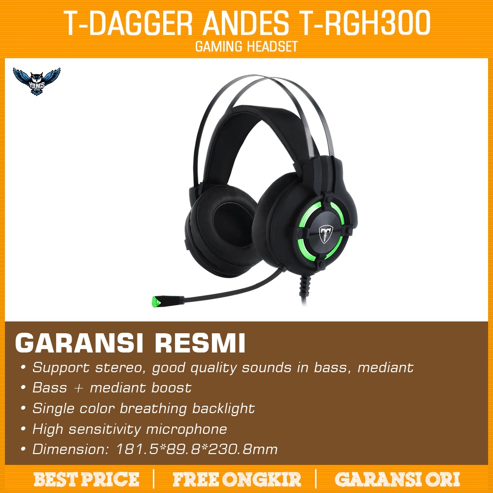 T-Dagger ANDES RGH300 USB Gaming Headset