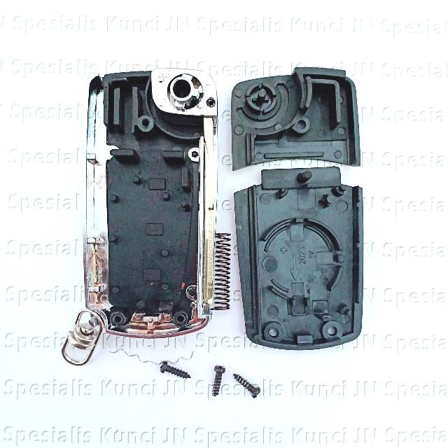 Casing/cover kunci mobil Proton Exzora 3 tombol