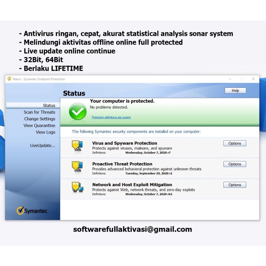 Antivirus Symantec Endpoint Protection Online Offline Live Update