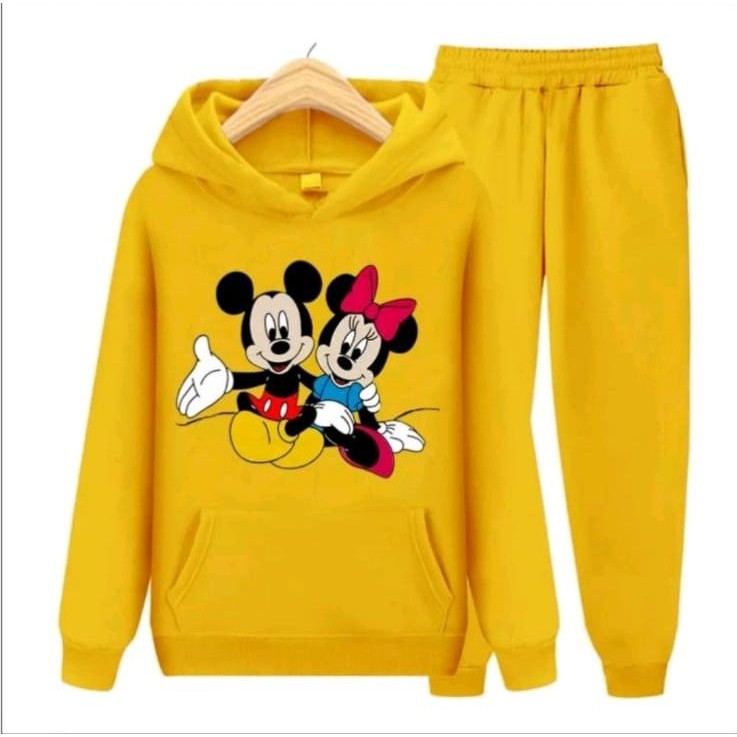 Setelan Sweater Hoodie Anak MICKEY MOUSE