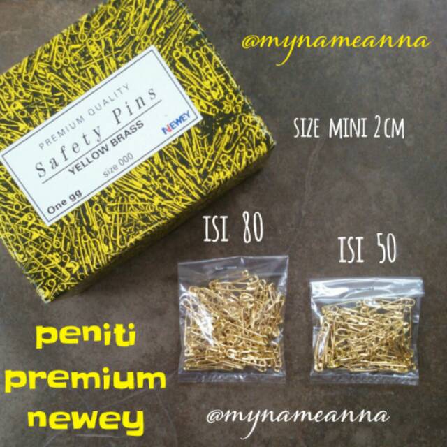 PENITI PREMIUM NEWEY GOLD / EMAS SIZE KECIL Bagus Kuat