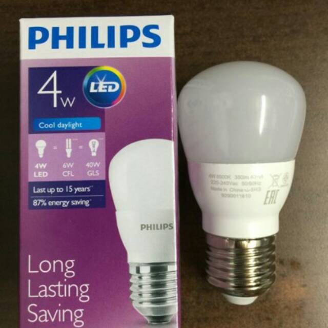 Lampu LED philips 4w LED Bulb philips