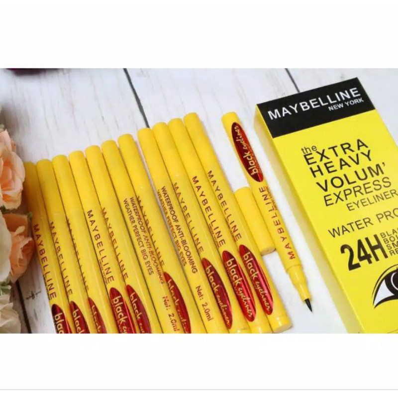 Eyeliner Spidol Kajal Maybelline - Eyeliner Maybelline Warna Hitam