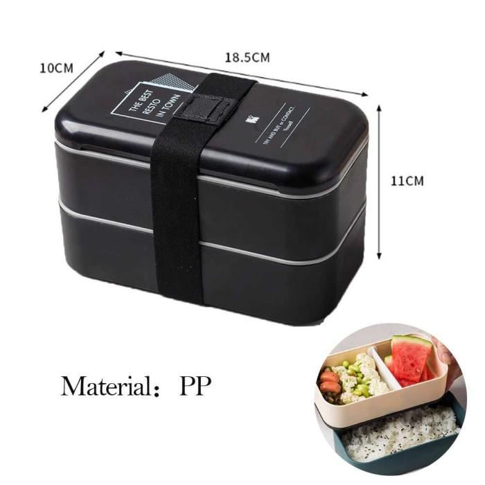 Kotak Bekal Makan 2 susun / Lunch box Double Layer