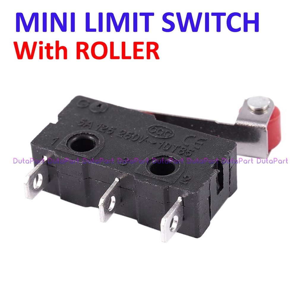 Mini Limit Switch With Roller Roda Saklar Pembatas Micro Switch SPDT