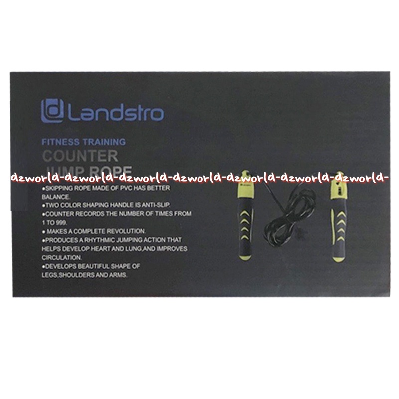 Landstro Skip Rope With Counter Tali Skipping dengan Nomer Hitung Champ Lompat Tali Lands Stro