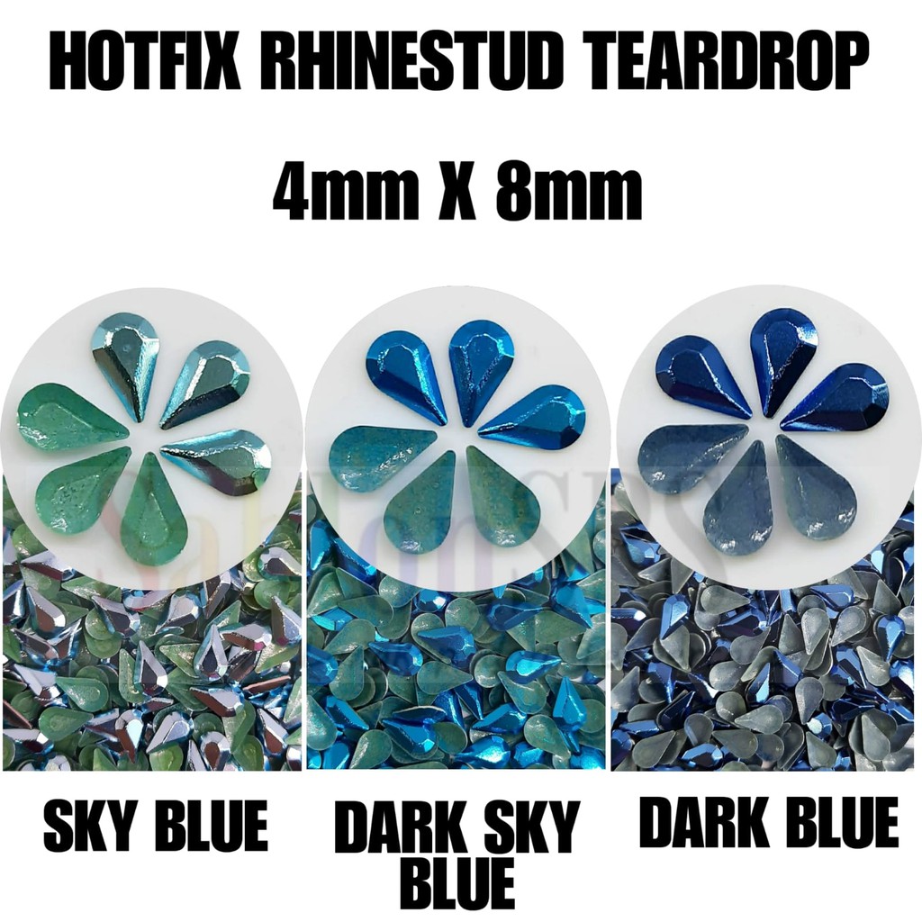 HOTFIX RHINESTUD TEARDROP