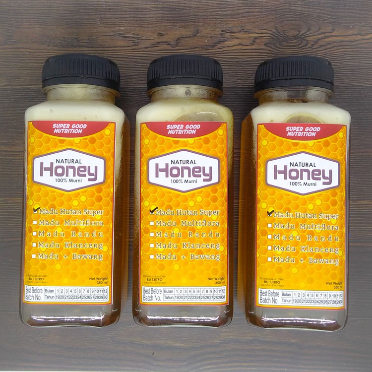 Madu Hutan Super Murni 100% Asli 350ml - Super Quality Forest Honey