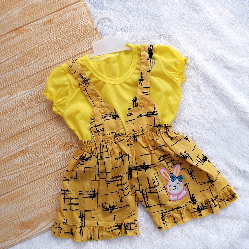 Stelan Pakaian 0-6 Bulan Baju & Jumper Kodok Anak Bayi Perempuan. Setelan Overal Baby Cewek Lucu & Murah-6