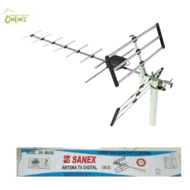 ANTENA DIGITAL TV OUTDOOR SANEX SN 889-DF FREE KABEL