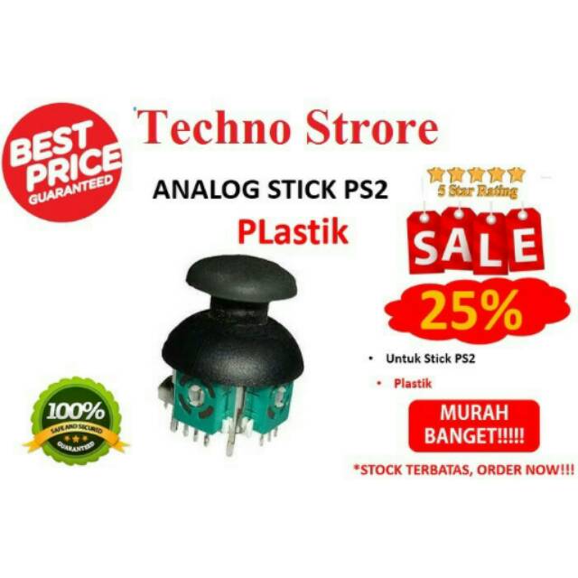 Analog Plastik PS 2 - Analog PS2 - Joystick Playstation 2 Murah