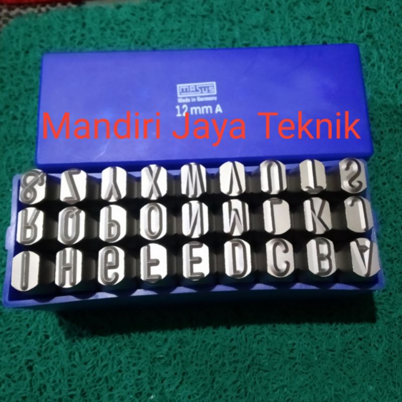 

MASUS Germany Huruf Ketok 12mm Stamp Punch Letter A-Z