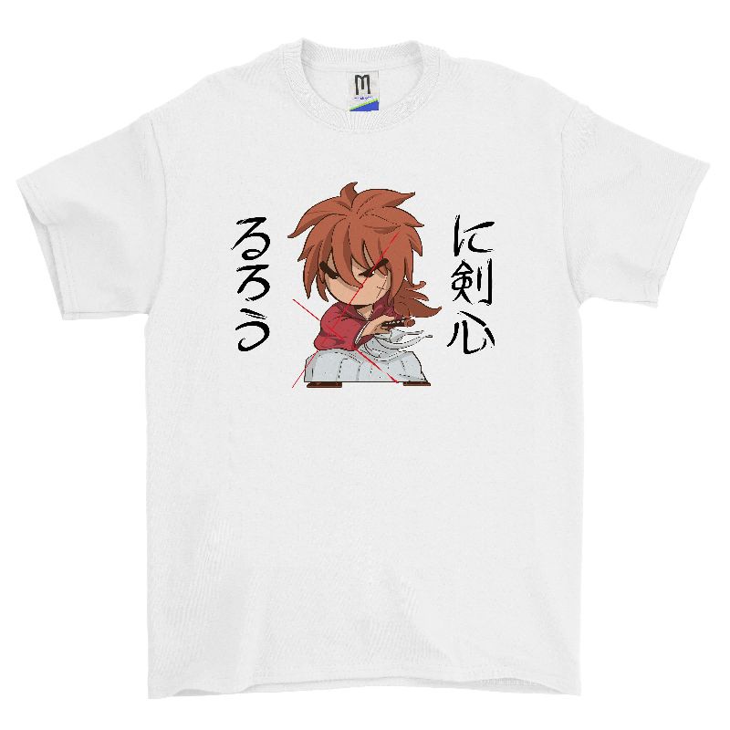 kaos tshirt anime samurai x chibi