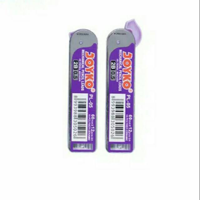 

Pencil Lead / Isi Pensil Mekanik Joyko PL-05 / 2B / 0.5 mm