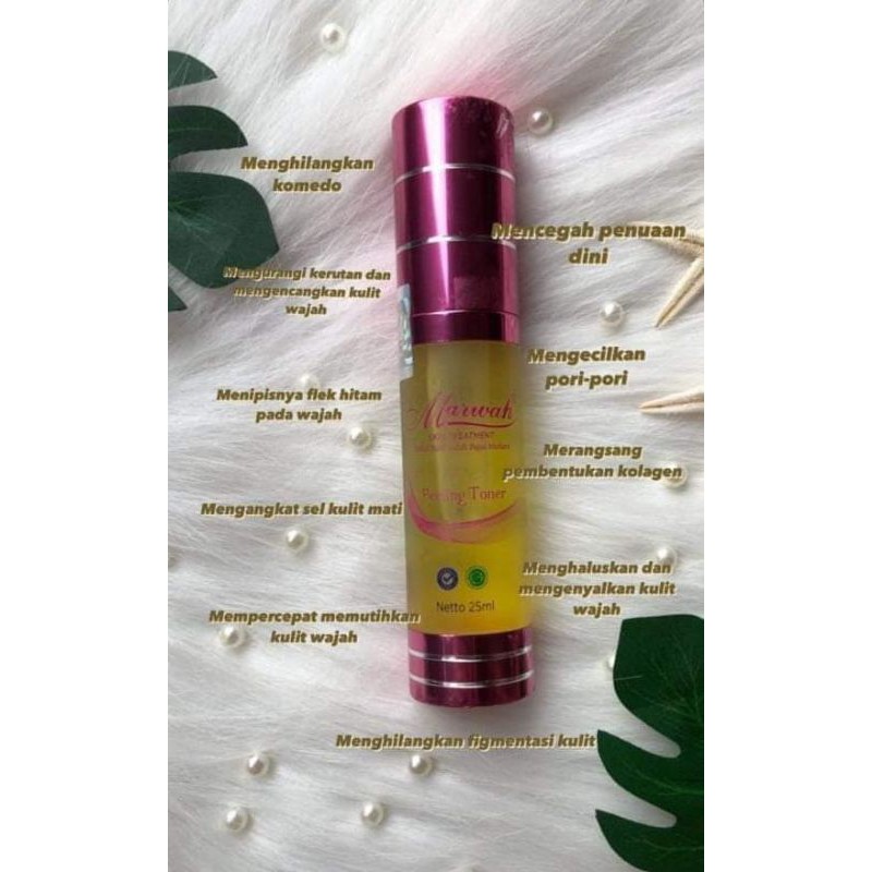 PEELING TONER MARWAH / SERUM PENCERAH WAJAH