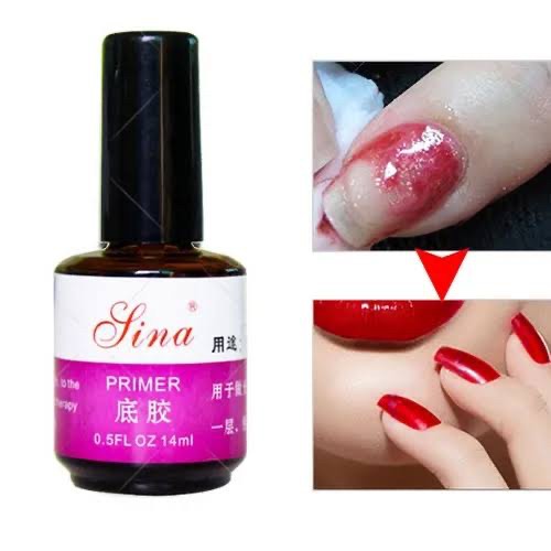 SINA LINA primer gel polish 15ml primer kutek gel pengering kuku Produk Good Quality