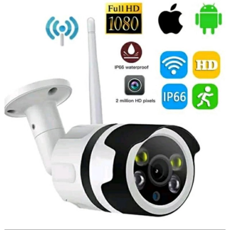 New IP CAM CCTV OUTDOOR V380 1 Antena 5MP Full HD 1080p