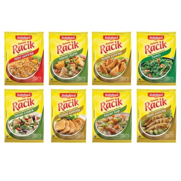 Bumbu Masak Instan Racik Indofood Varian