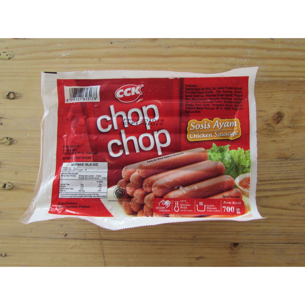 Makanan Daging Sosis Chop Chop Sosis Ayam 700gr Chicken Sausage