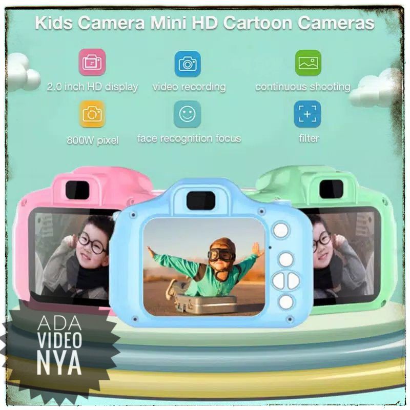 KAMERA MINI DIGITAL ANAK FOTO DAN VIDEO