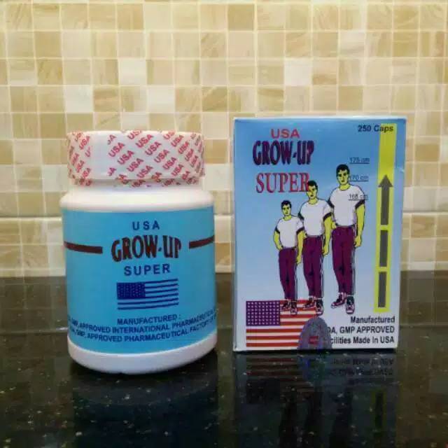 OBAT PENINGGI BADAN GROW UP SUPER USA ASLI AMPUH