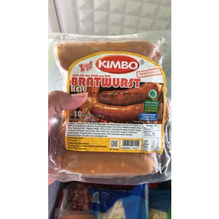 

Sosis Bratwurts Kimbo Keju