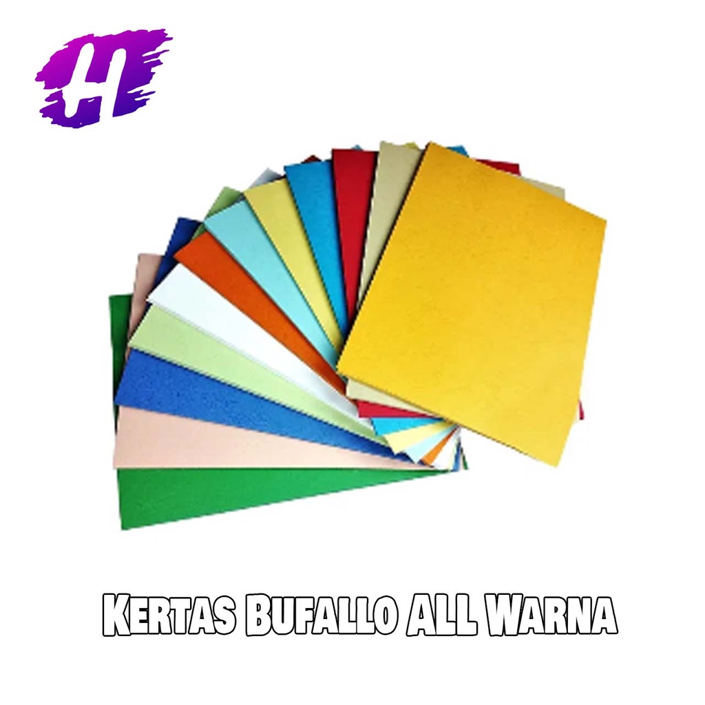 Jual Kertas Buffalo Warna Isi 10pcs Shopee Indonesia