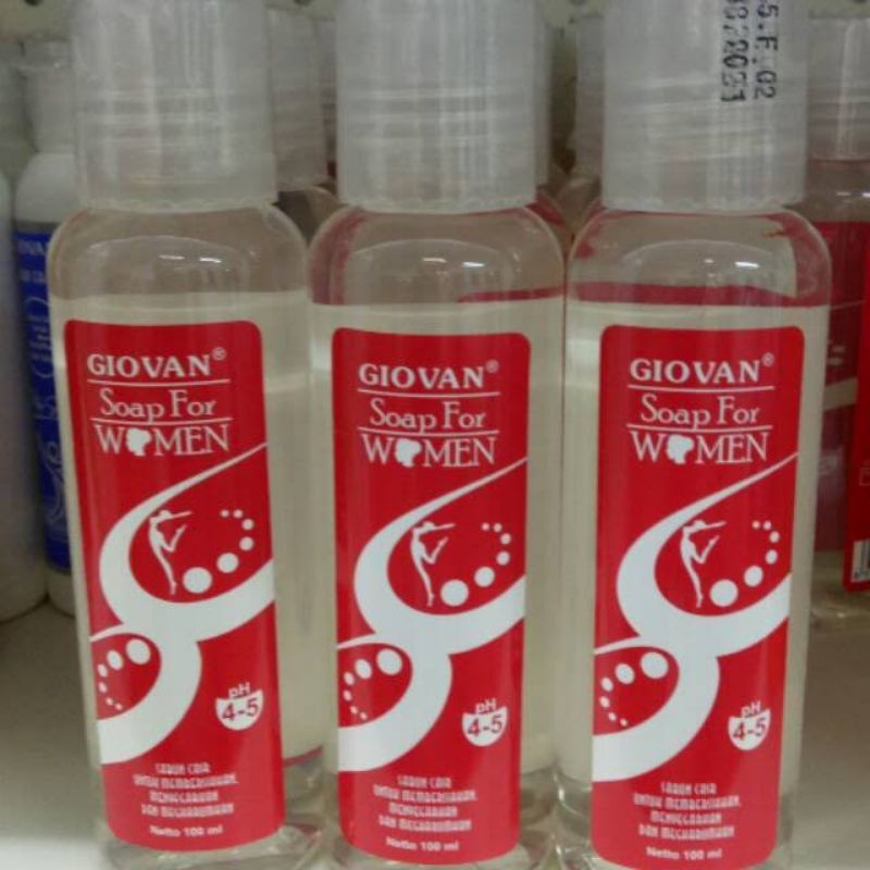 Sabun Giovan merah / Sabun Giovan wanita / Sabun antiseptik 100 ml / Sabun kewanitaan