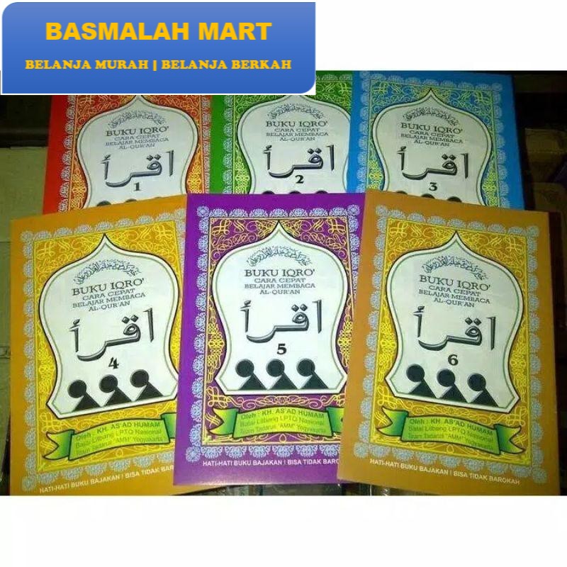 

Iqro perjilid jilid 1-6 Murah Berkualitas