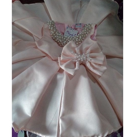 dress mossi by neychan gaun pesta aqiqah baptis