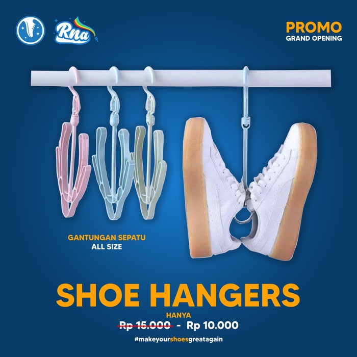 Rnasoap - Shoe Hanger Gantungan Sepatu Sandal Kaos kaki Serbaguna / Hangger Sepatu / Hangger pakaian