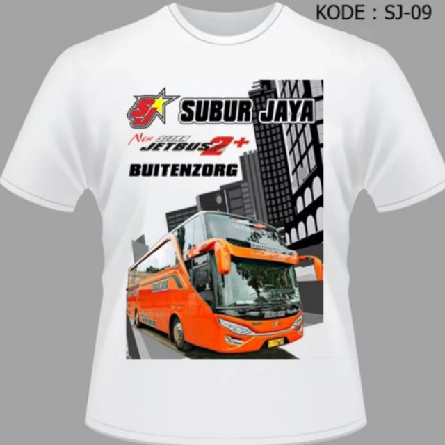 Kaos Bis Subur Jaya Buitenzorg Jetbus Shd untuk Dewasa