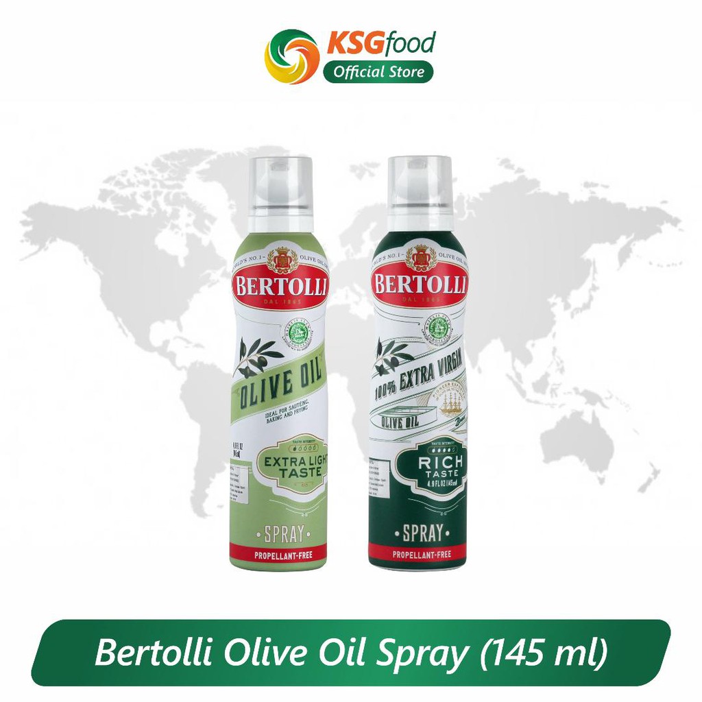 

BERTOLLI Minyak Zaitun Olive Oil EXTRA LIGHT/EXTRA VIRGIN SPRAY