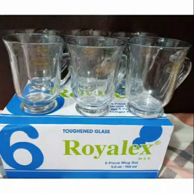 Gelas Kopi 150 Ml Gelas Kopi Gagang Kaca Gelas Royalex Shopee Indonesia