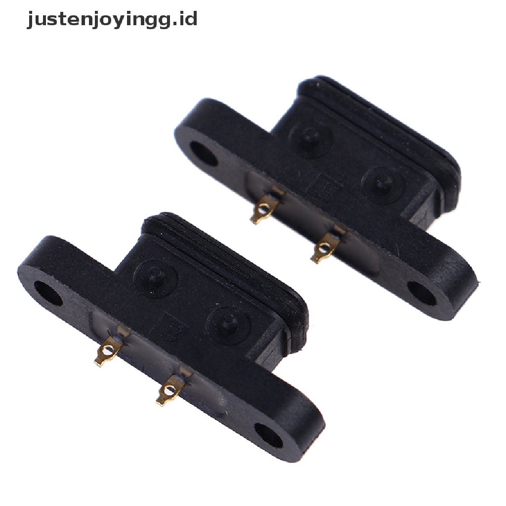 // justenjoyingg.id // 2pcs TYPE C 2Pin Waterproof Female USB C Socket Port With Screw Hole ~