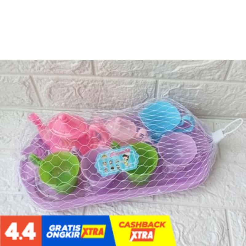 SUPER PROMO MAINAN ANAK TEKO TEA SET NAMPAN OCT 2116 TERMURAH