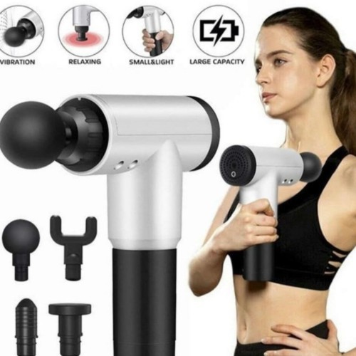 Fascial Massage Gun - Alat Pijat Getar Portabe Meredakan Pegal Otot Badan