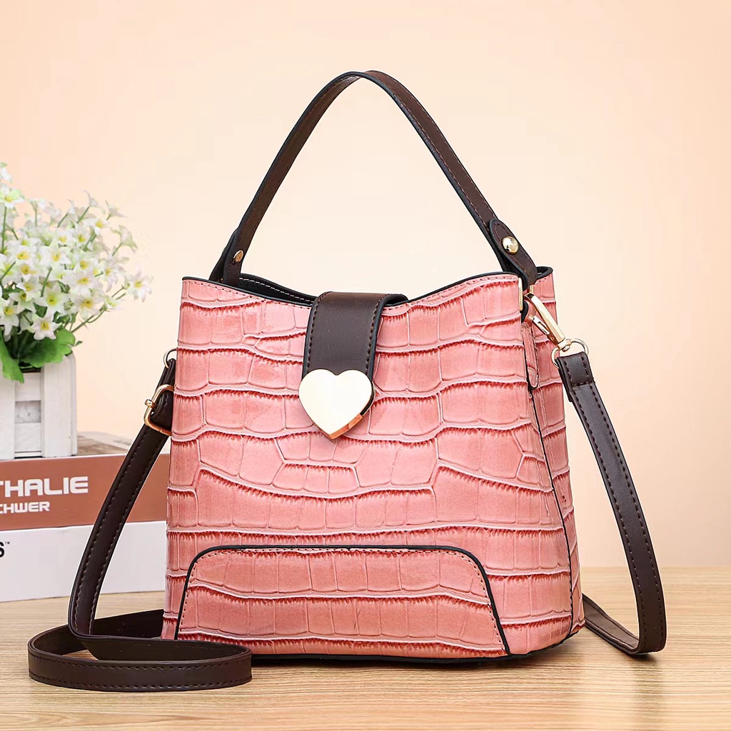 9138 TAS WANITA IMPORT SLEMPANG HANDBAG [1KG 2PC] PERFECT CORNER